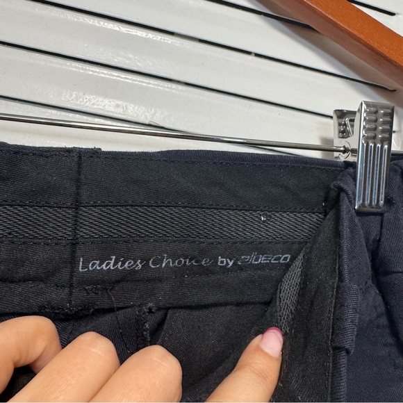 Elbeco Classic Prestige Flat Front Black Chino Pants Mens Size Actual Size 28x29 - Picture 7 of 10